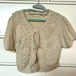Anthropologie Sleeping On Snow brand  knit sweater